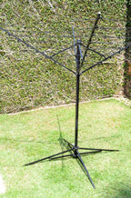 Varal Giratório Móvel Preto
