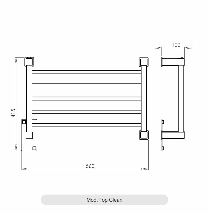 Toalheiro Térmico Top Branco Aquece